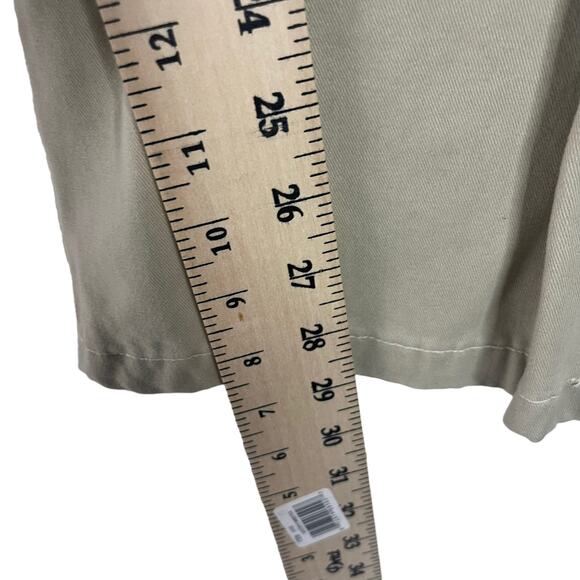 Vintage 90s‎ Juniors Size 13 Baggy Khaki Cargo Pockets Tie Pants - Picture 12 of 12